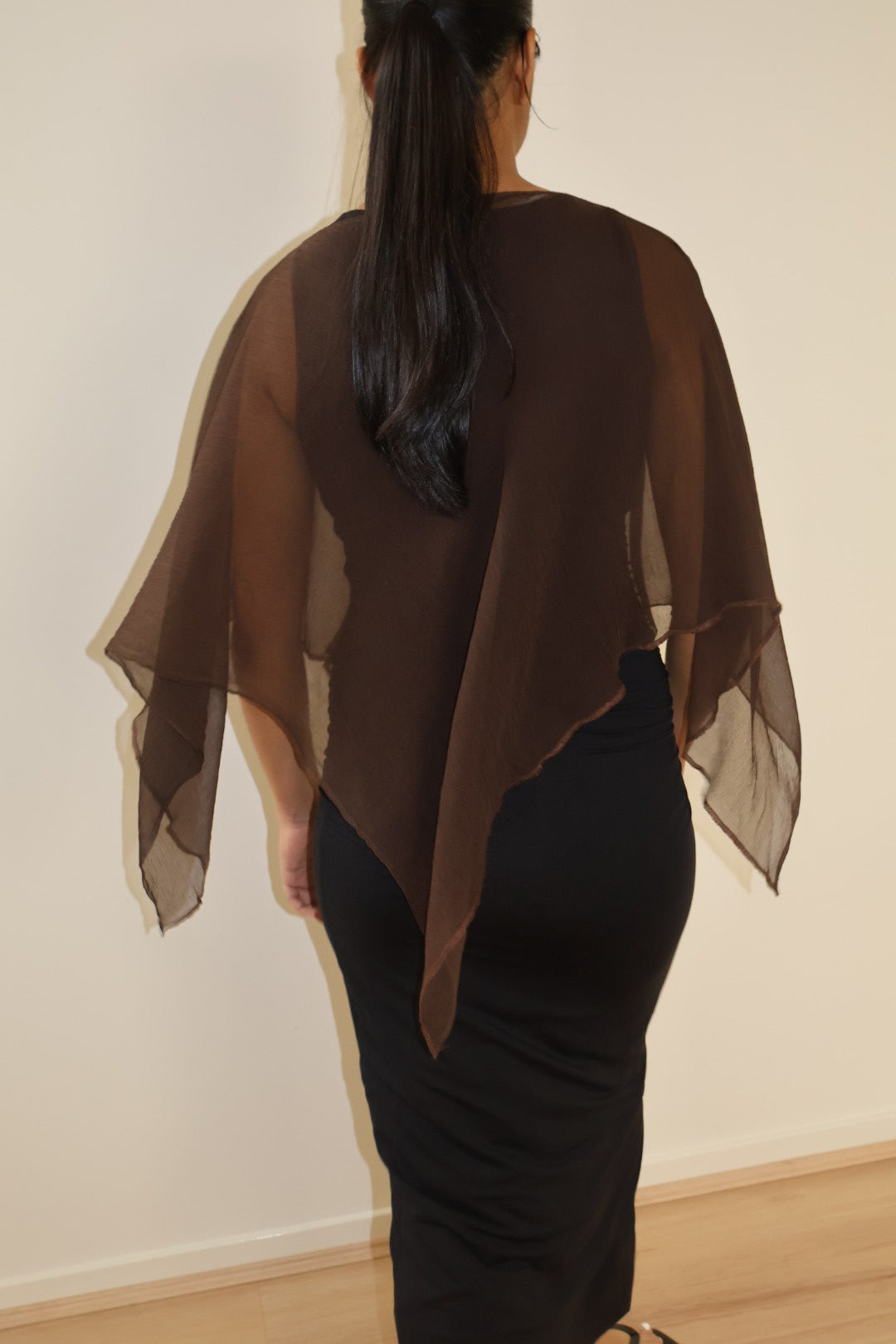 Persephone Pleated Silk Shawl