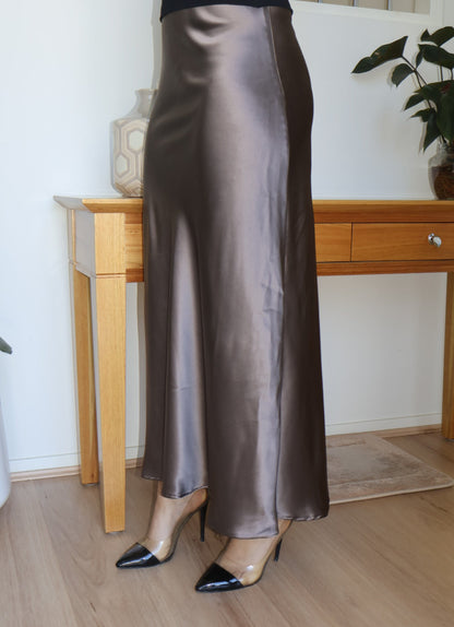 Liquid Silk Maxi Skirt