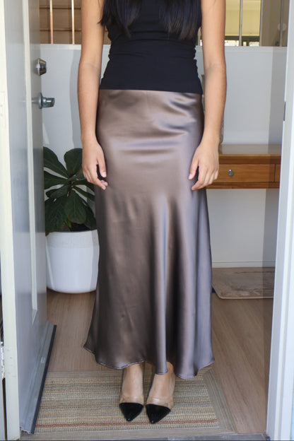 Liquid Silk Maxi Skirt