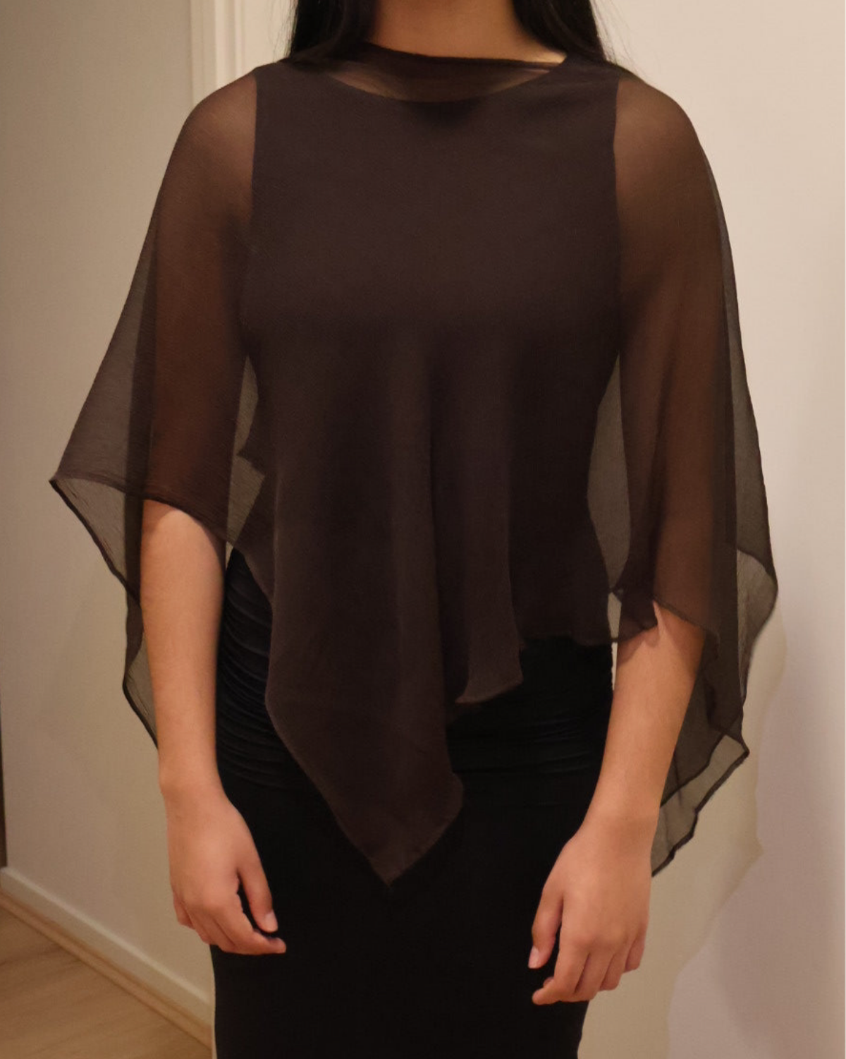 Persephone Pleated Silk Shawl