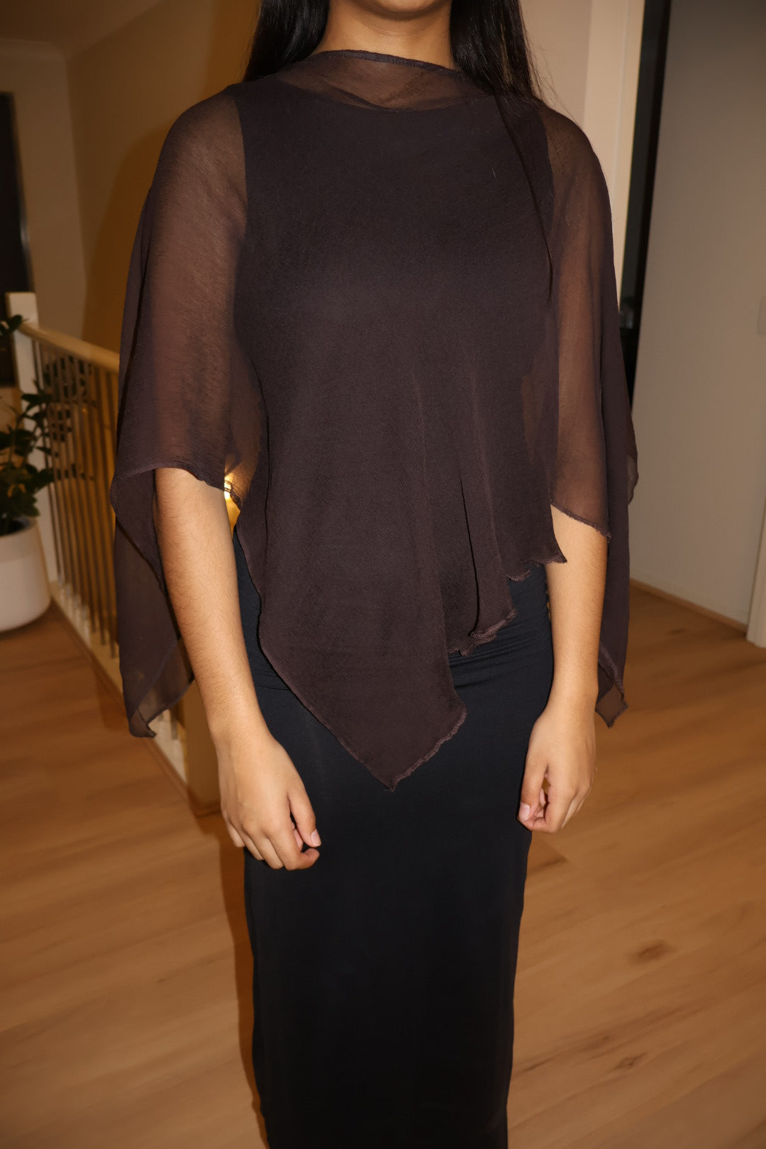 Persephone Pleated Silk Shawl