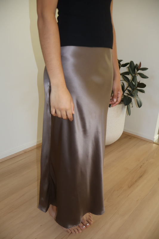 Liquid Silk Maxi Skirt