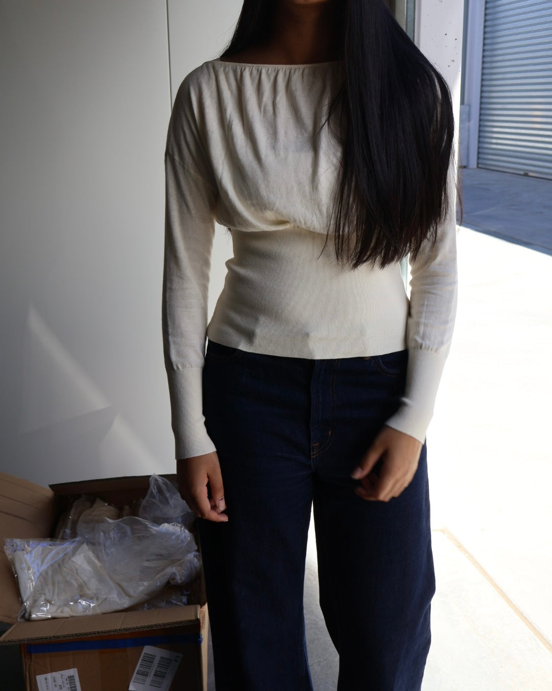 The Onra Top in Swan ♡