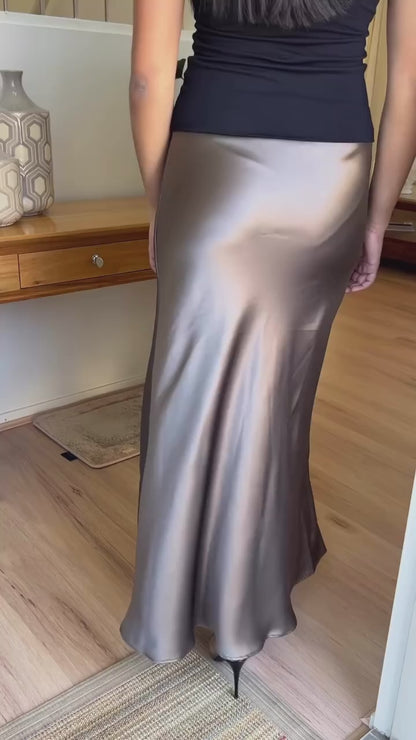 Liquid Silk Maxi Skirt